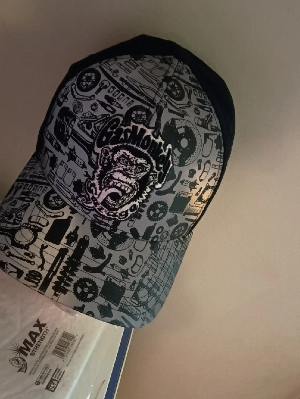 GasMonkey Gray Graphic Snapback Hat